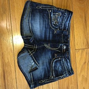 ROCK REVIVAL Denim Shorts, Size 23